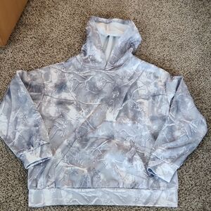 Women's White Camouflage Hoodie